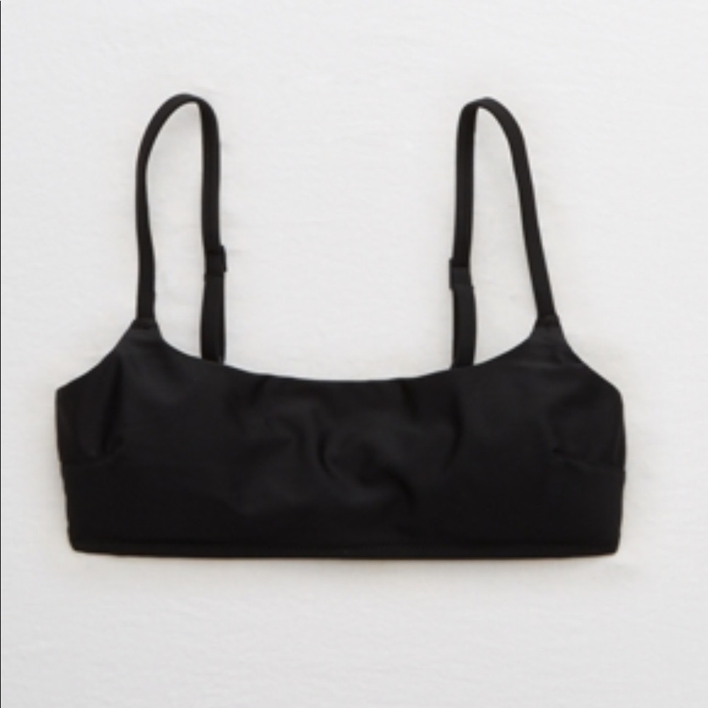 Aerie black bikini top